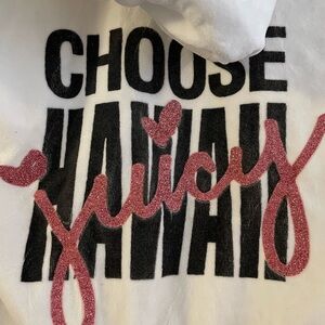 Juicy Couture White Track zip up hoodie